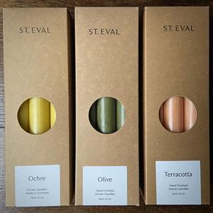 Earthy St Eval Candle Trio