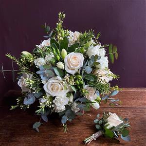 Unity Package - Wedding  Bouquet &amp; Buttonhole