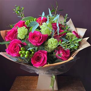 Dolly Pink Rose Bouquet