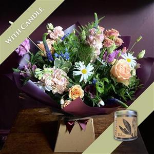 Florist Choice Bouquet &amp; Candle