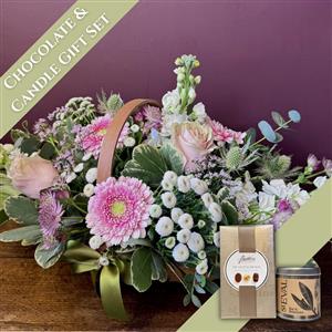 Mary Basket Chocolate &amp; Candle Gift